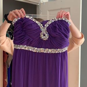 Debs purple Prom dress
